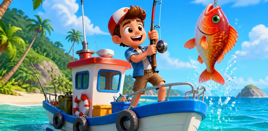 Shark Bay Fishing - Casual Fishing Game