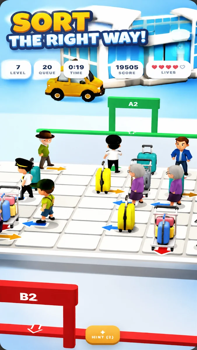Airport Arrow Gate Puzzle
