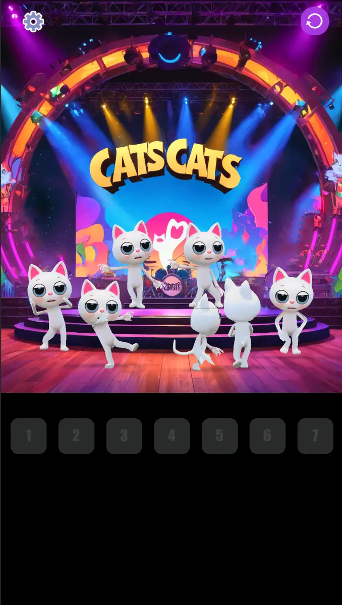 Cats Music Maker: Rhythm Game Screenshot