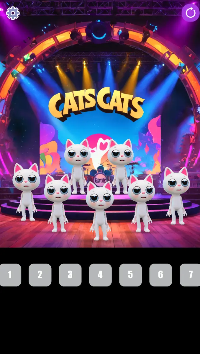 Cats Music Maker: Rhythm Game Screenshot