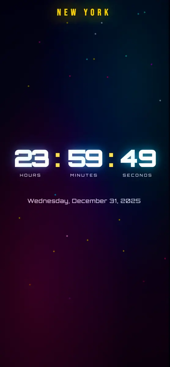 Fireworks Countdown Screenshot