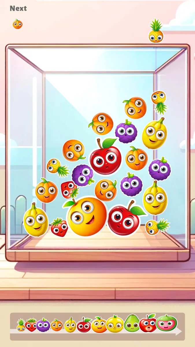 Merge Cute: Fruits & Critters Screenshot