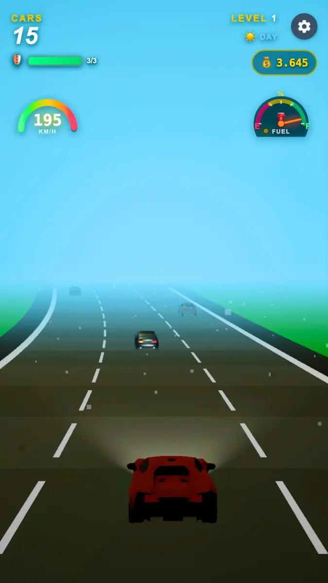 Retro Road Racer - Car Racing Screenshot