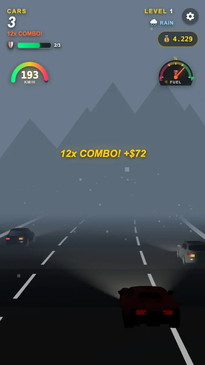 Retro Road Racer - Car Racing Screenshot