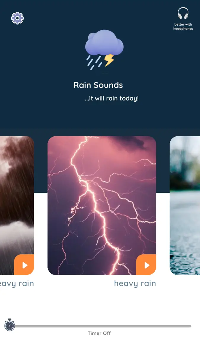 Sleep Rain Sounds Screenshot