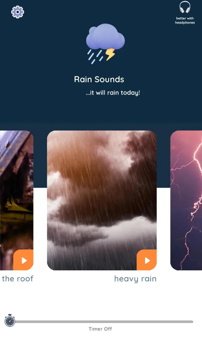 Sleep Rain Sounds Screenshot