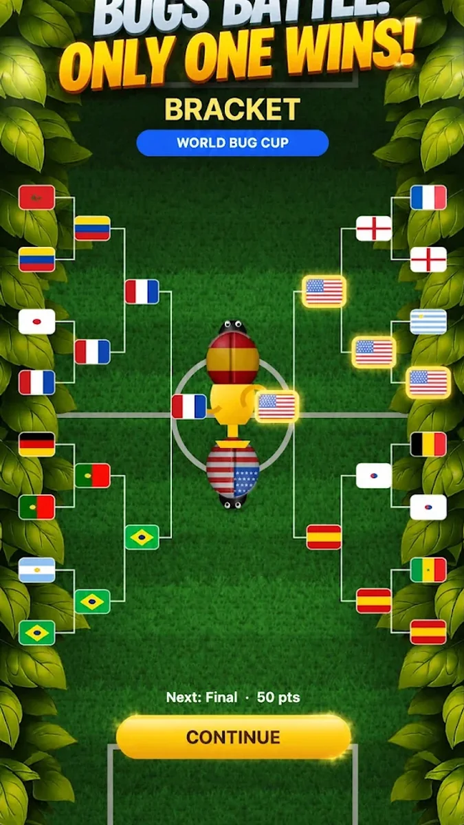 Soccer Bugs World Flags