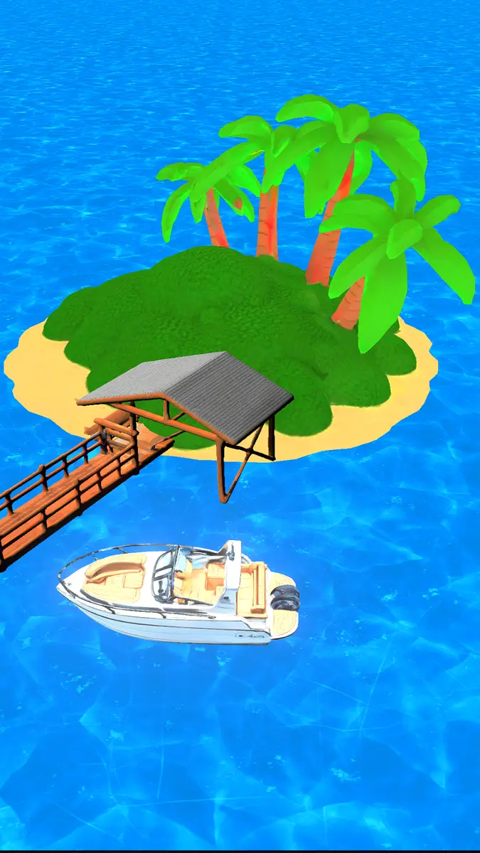 Speed Boat Racing 3D Game Screenshot