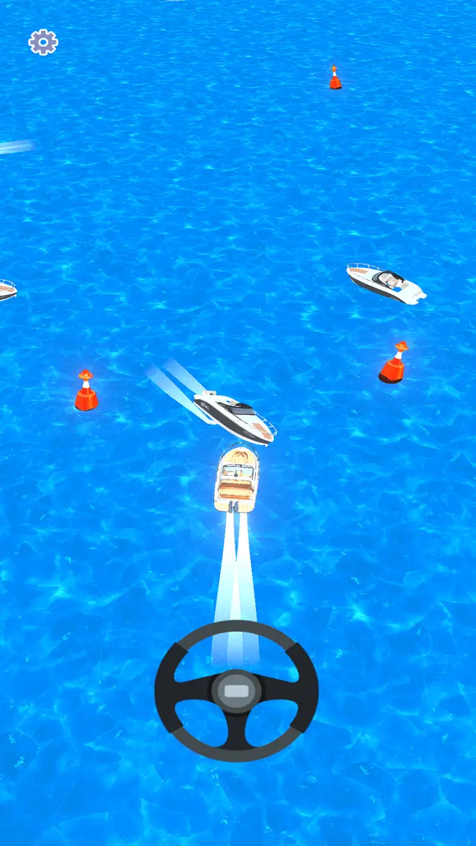 Speed Boat Racing 3D Game Screenshot