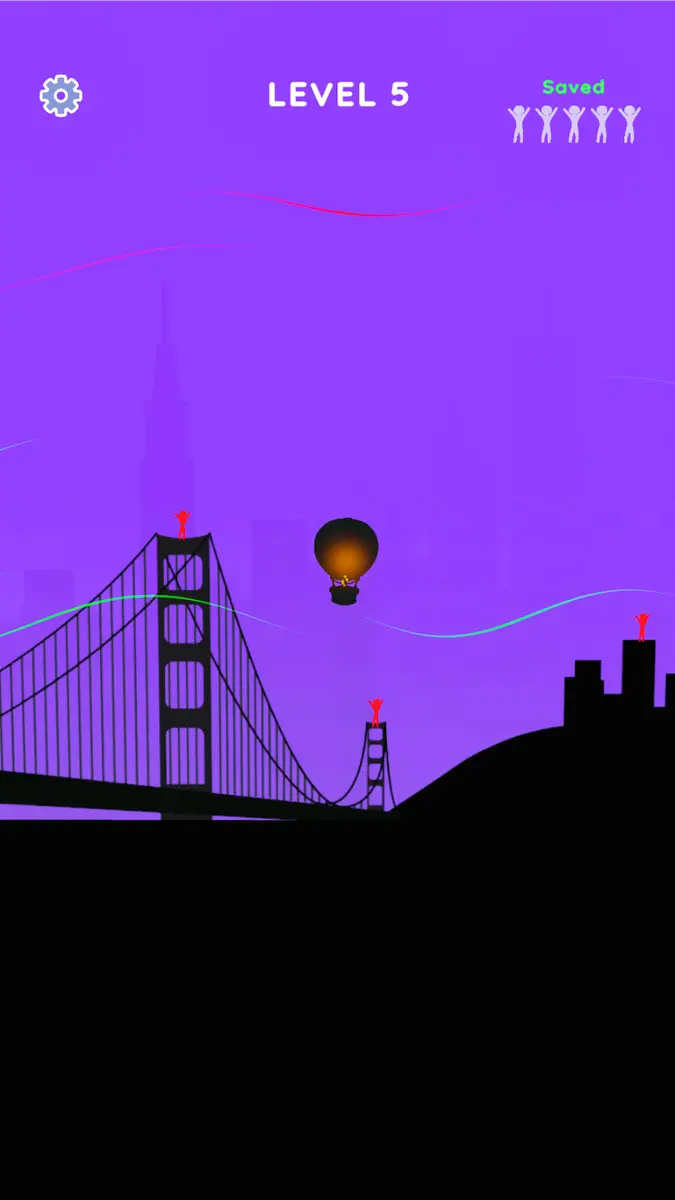 Stickman Balloon Hero Screenshot