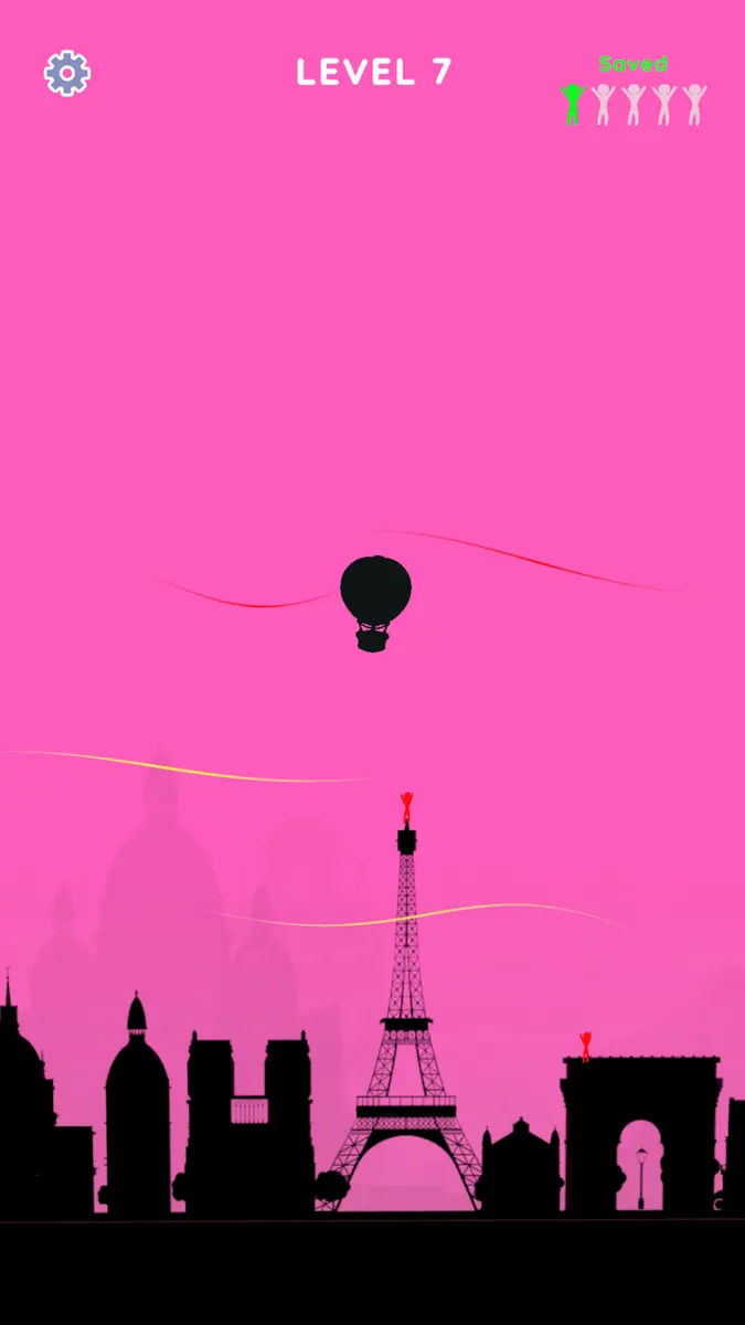 Stickman Balloon Hero Screenshot