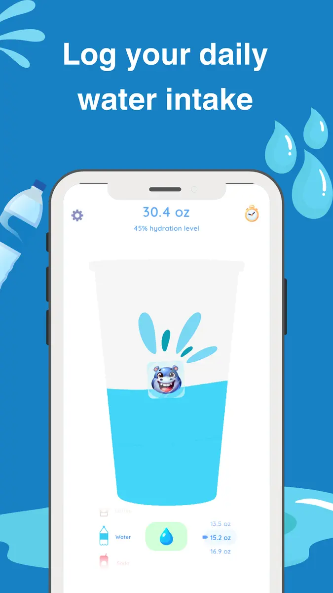 WaterFriends Drink Reminder Screenshot